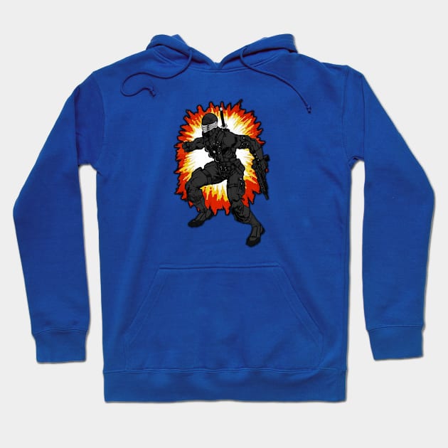 Snake Eyes Hoodie by BigOrangeShirtShop